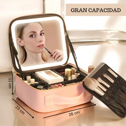 LED Mirror Makeup Box